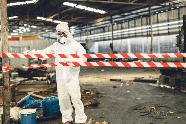 Professional Biohazard technician working in Grayson, KY